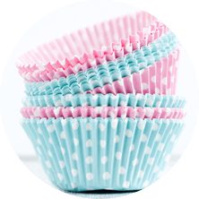 Cupcake Paper Flowers